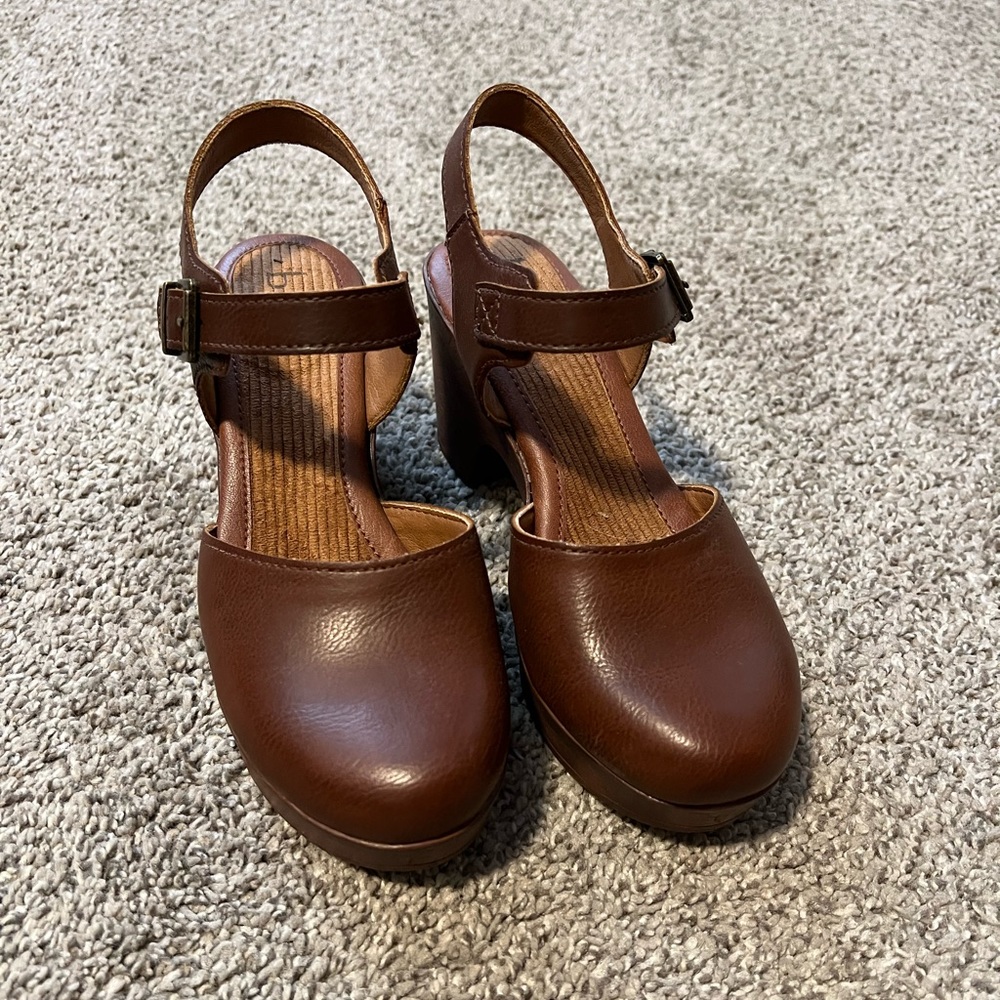 Brown Clogs